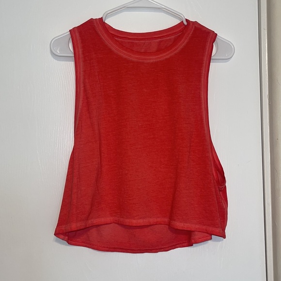Lululemon Cut Back Crop Tank *Wash - Picture 3 of 3